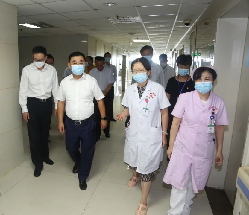 省卫健委领导来我院调研医联体,省政府领导到卫健委调研工作