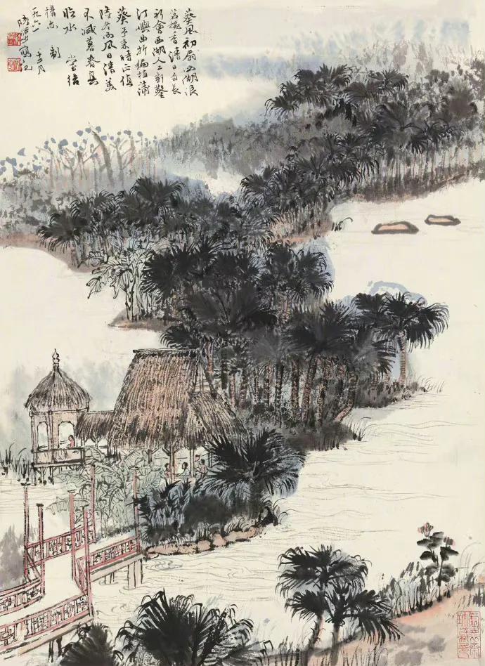 国画风景小品,国画风景