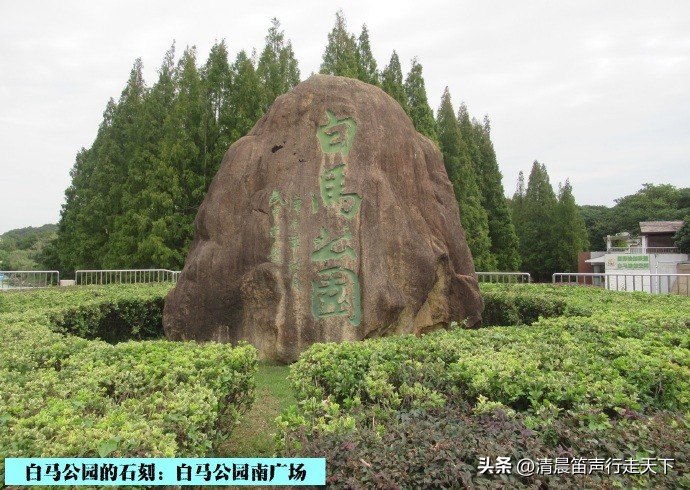 白马公园白马石刻朝代,公园石刻精品欣赏