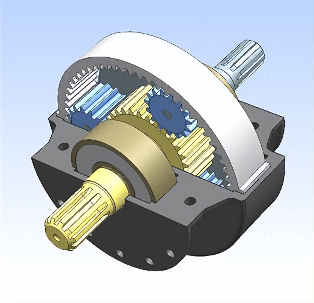 行星齿轮传动原理图片,行星齿轮传动设计视频