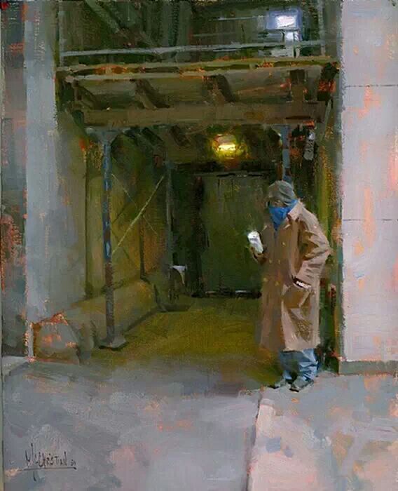 美国画家delbertgish油画作品欣赏,美国现代印象派女画家