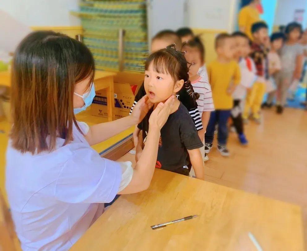 定期体检呵护健康|园外园君悦园、心怡园宝贝们的健康体检日记