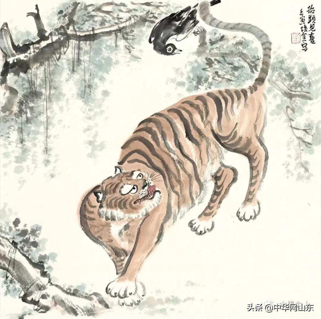 著名画家肖培金推出“虎啸风生——壬寅生肖虎新作展”线上展览