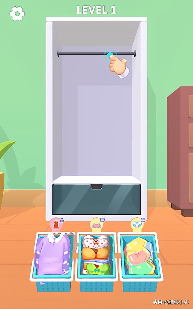 整理收纳箱收纳衣物游戏,收纳游戏