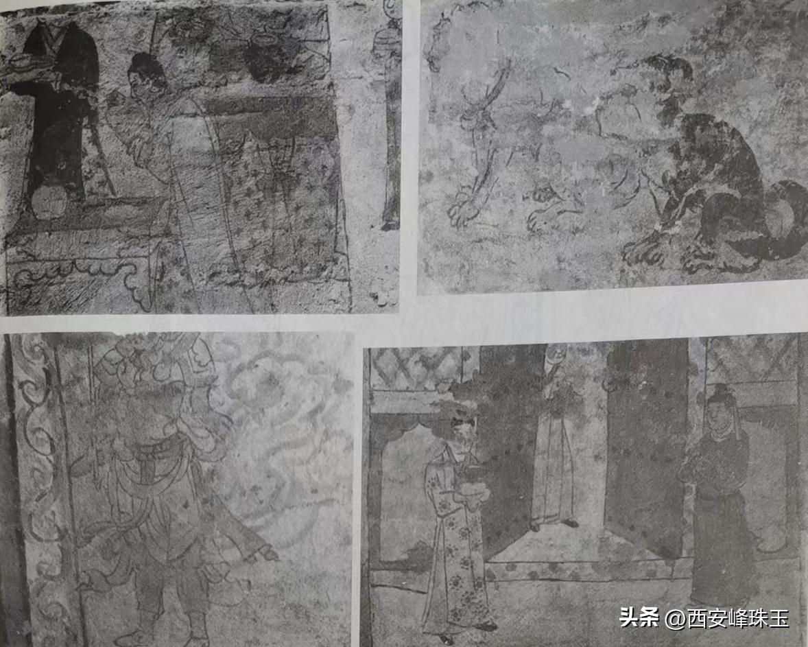 内蒙古敖汉旗大甸子遗址与墓地,敖汉旗下湾子5号辽墓壁画