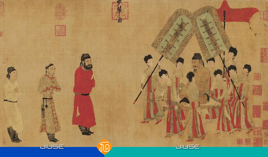 唐朝服装和日本和服区别,唐代服饰与洋服混搭