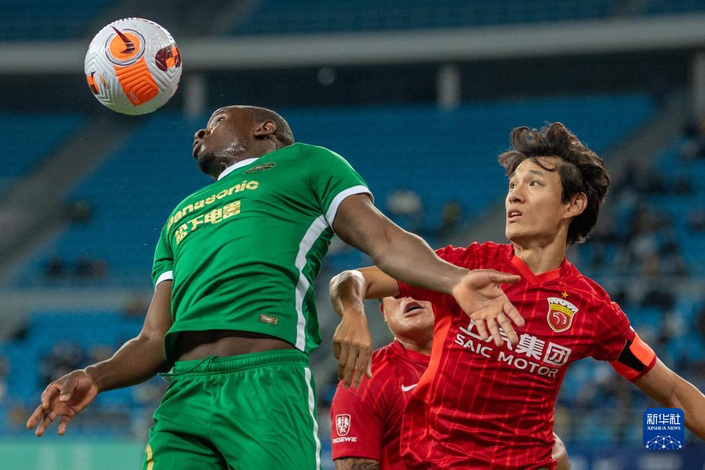 上海中超双雄分组,中超上海双雄9比0战胜对手