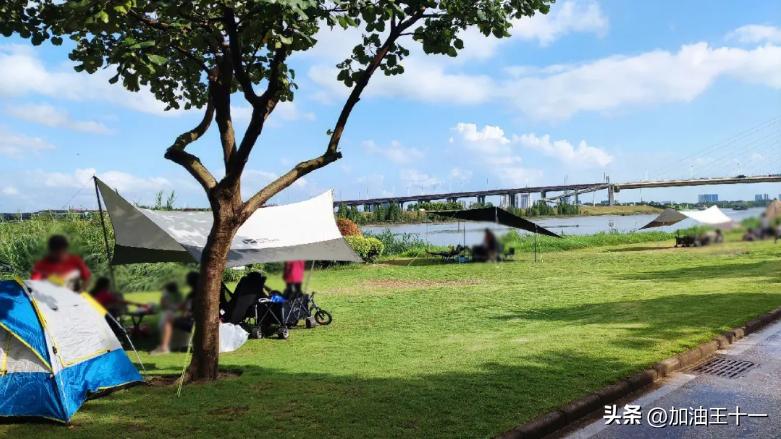 半月岛湿地公园露营最新,佛山小垦丁