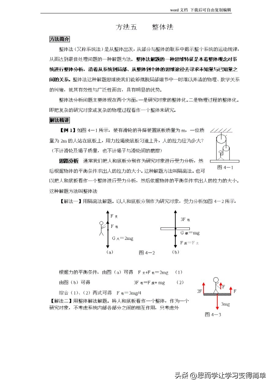 初中物理解题方法大全及技巧,初中物理解题技巧大全及解析