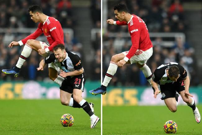 输不起?爆踢对手恶犯染黄,无视球迷黑脸离场,C罗变成大魔王