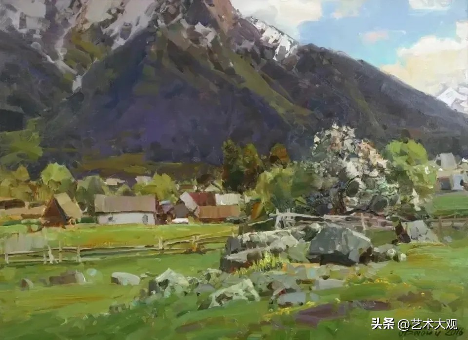 俄罗斯亚历山大巴比奇油画视频,亚历山大巴比奇写生视频全集