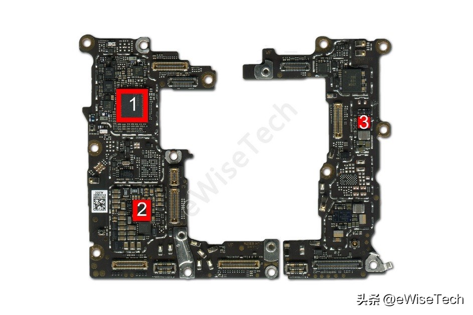拆机华为mate50pro,mate50e拆主板