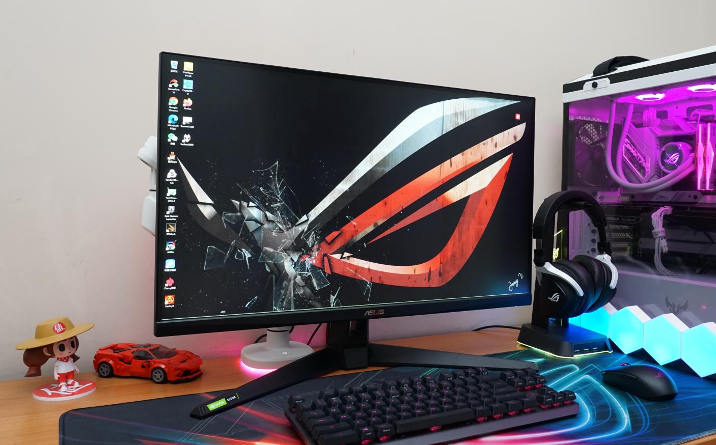 华硕tuf显示器vg27aq3a开箱,华硕显示器vg27aq3a最强画质