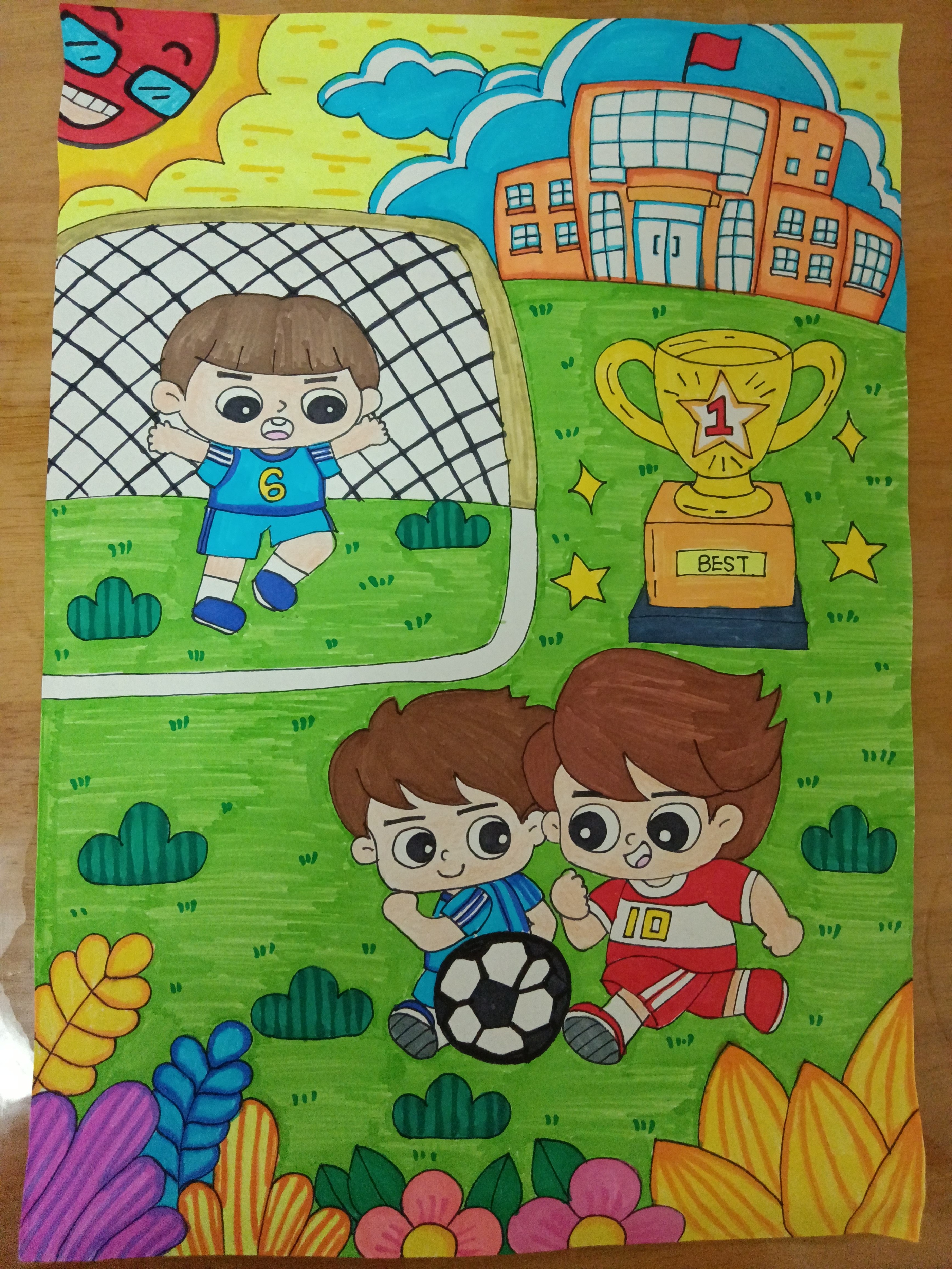 校园杯足球联赛开幕,足球联赛暨校园足球