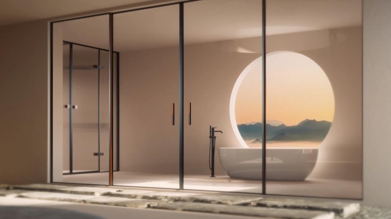 德立凤凰打造电影级虚拟线上发布会，以开放式浴室做生活提案家