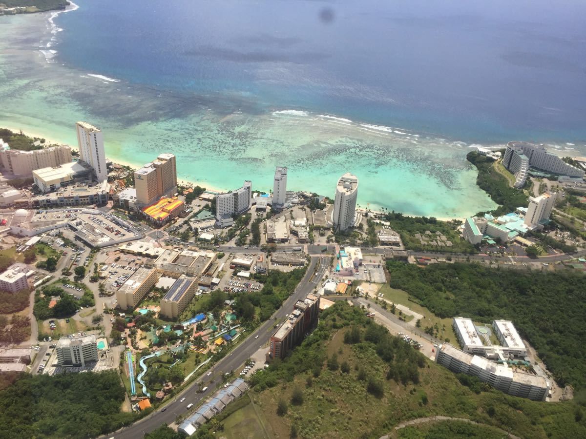 美国关岛地图,美国夏威夷和关岛地图