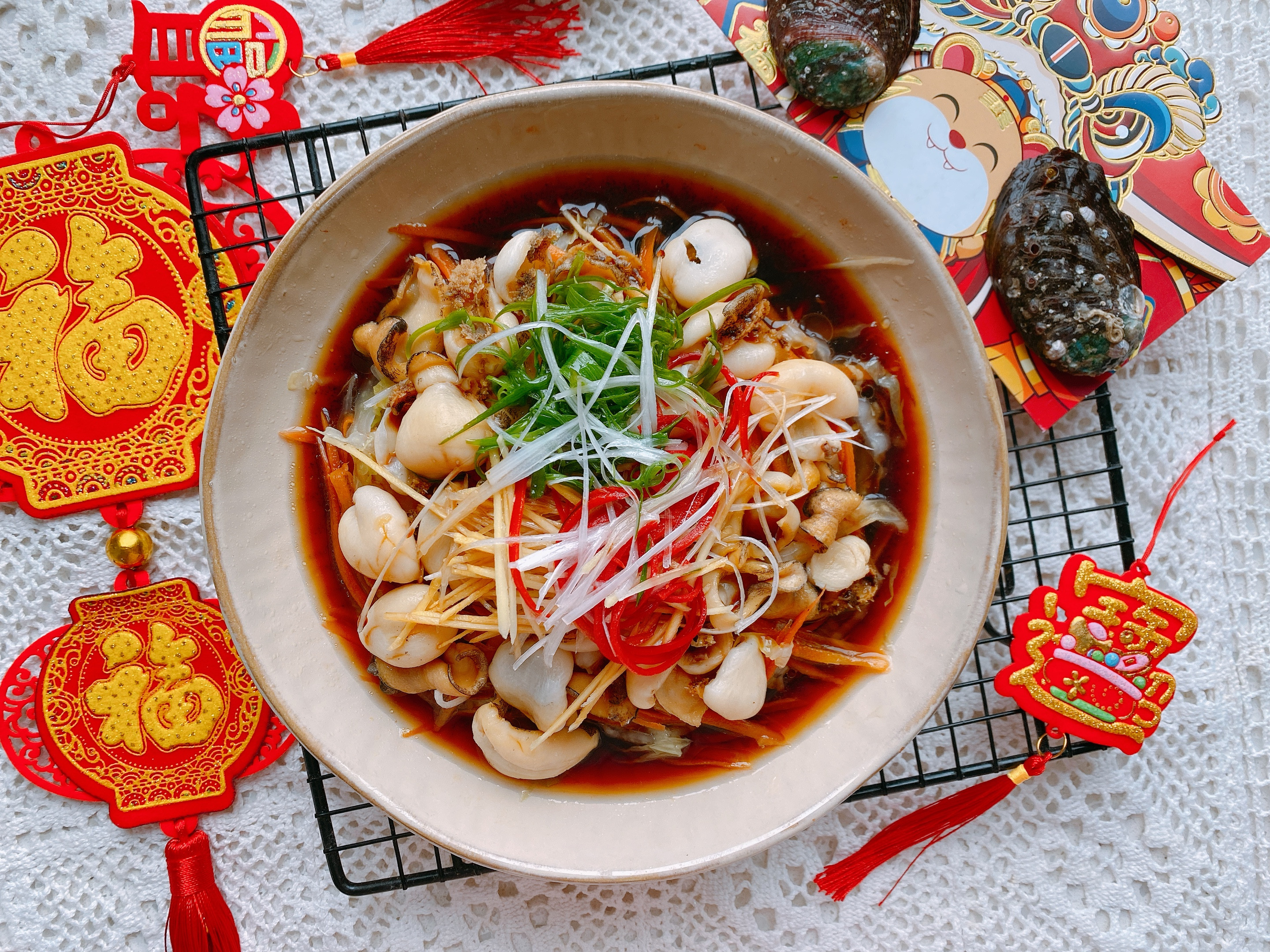 咸香金汤鲍鱼做法,鲜鲍鱼咸香