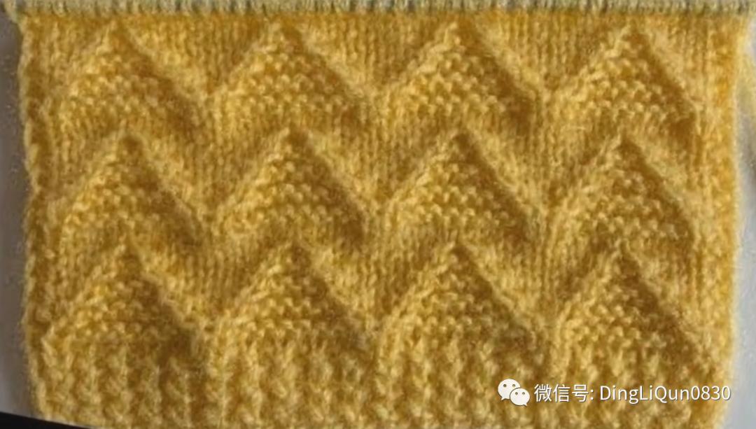 500个毛衣花样完整大平针版,毛衣华夫针花型图案大全