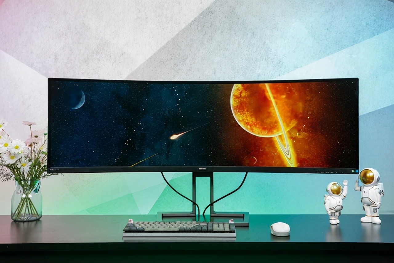 完美分割三屏的带鱼屏显示器,超宽的带鱼屏显示器到底好不好用