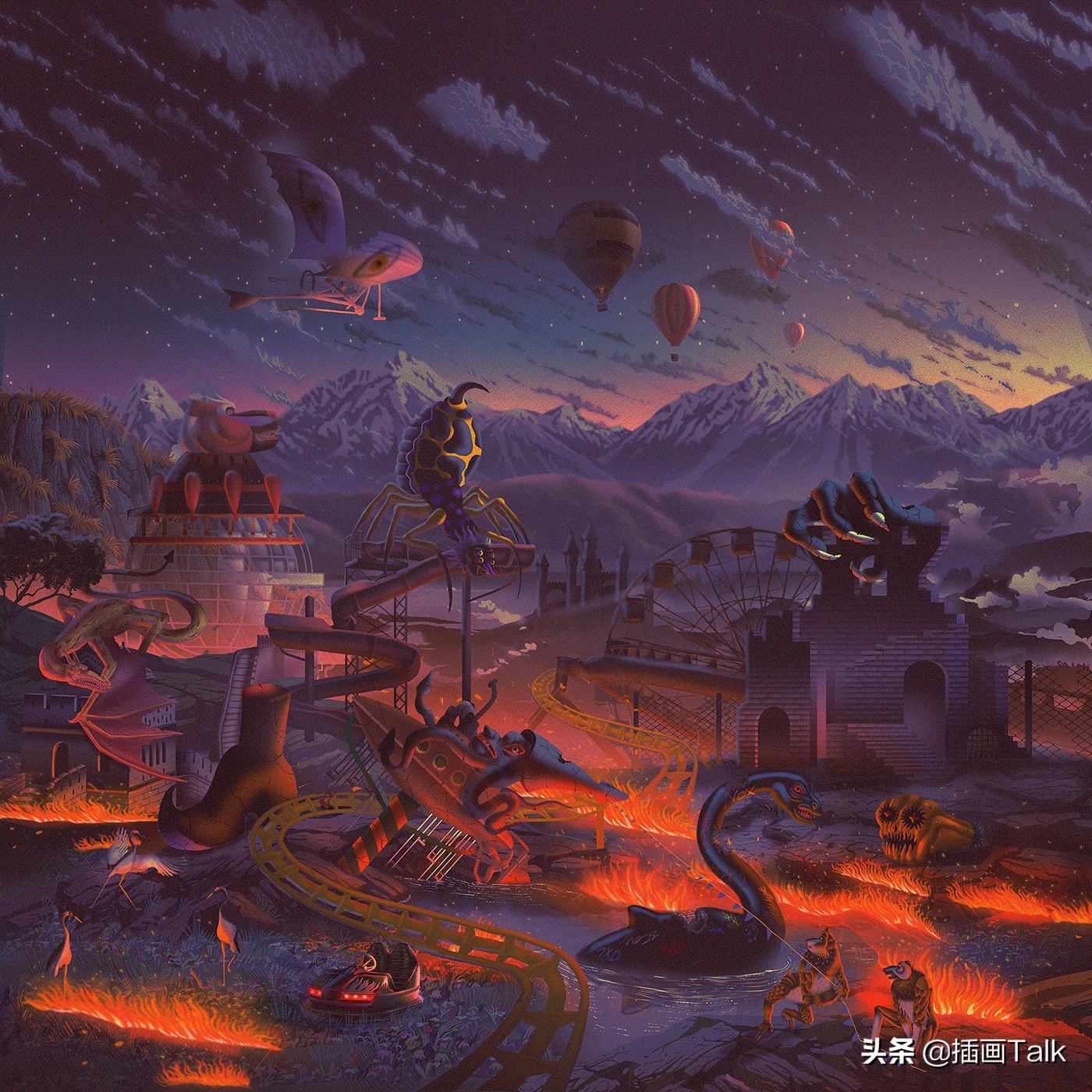 瑞士插画师DexterMaurer，微妙的和谐感