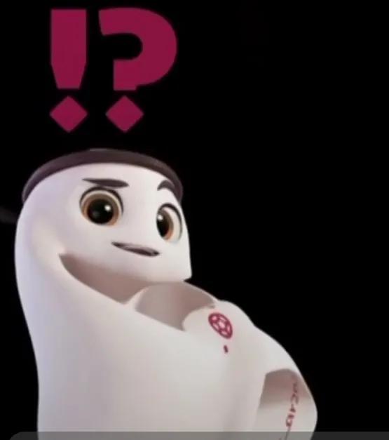 揽着吉祥看世界杯