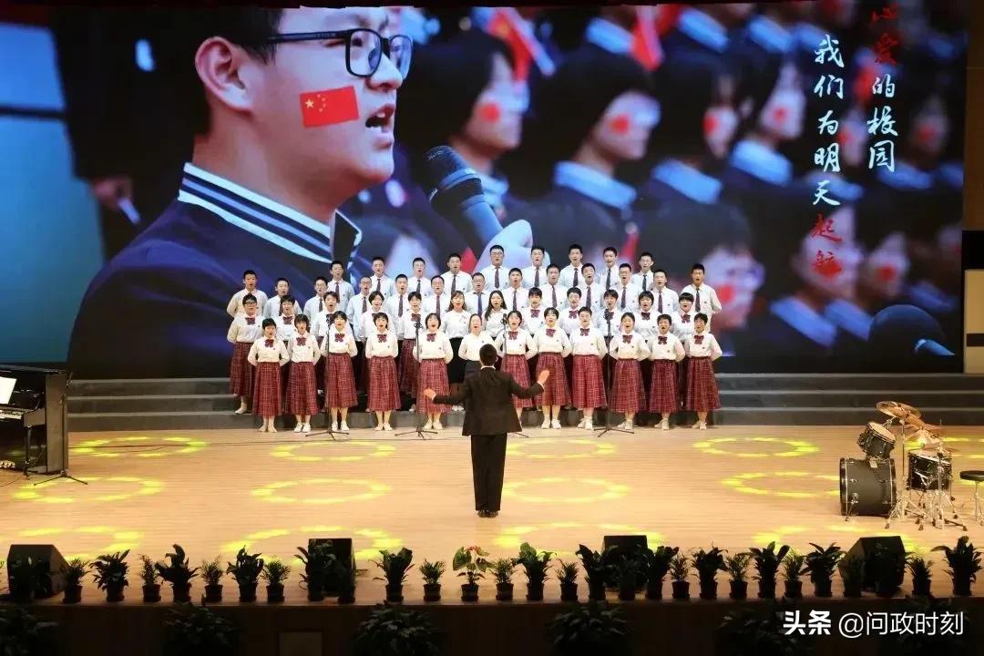 文明校园创建擦亮立德树人底色,创建文明校园从我做起简单又好看