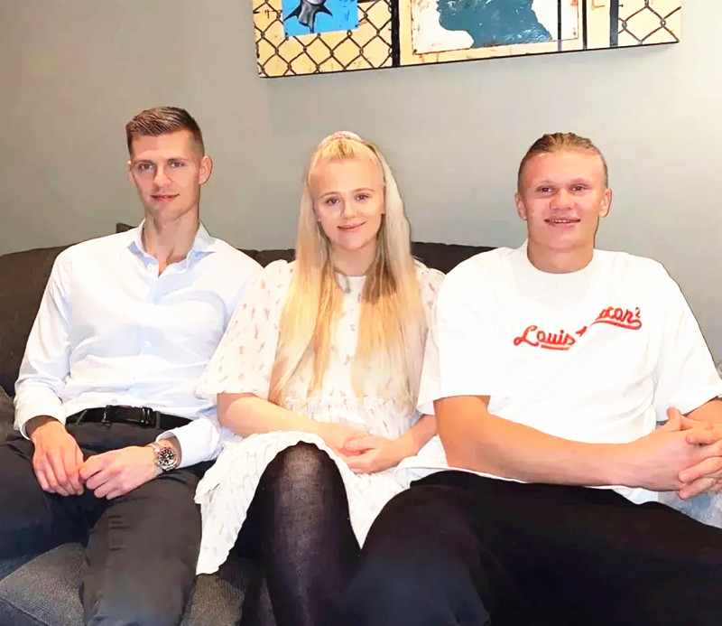 哈兰德生活大揭秘，在家喜欢波点套装，哥哥妹妹都是高颜值