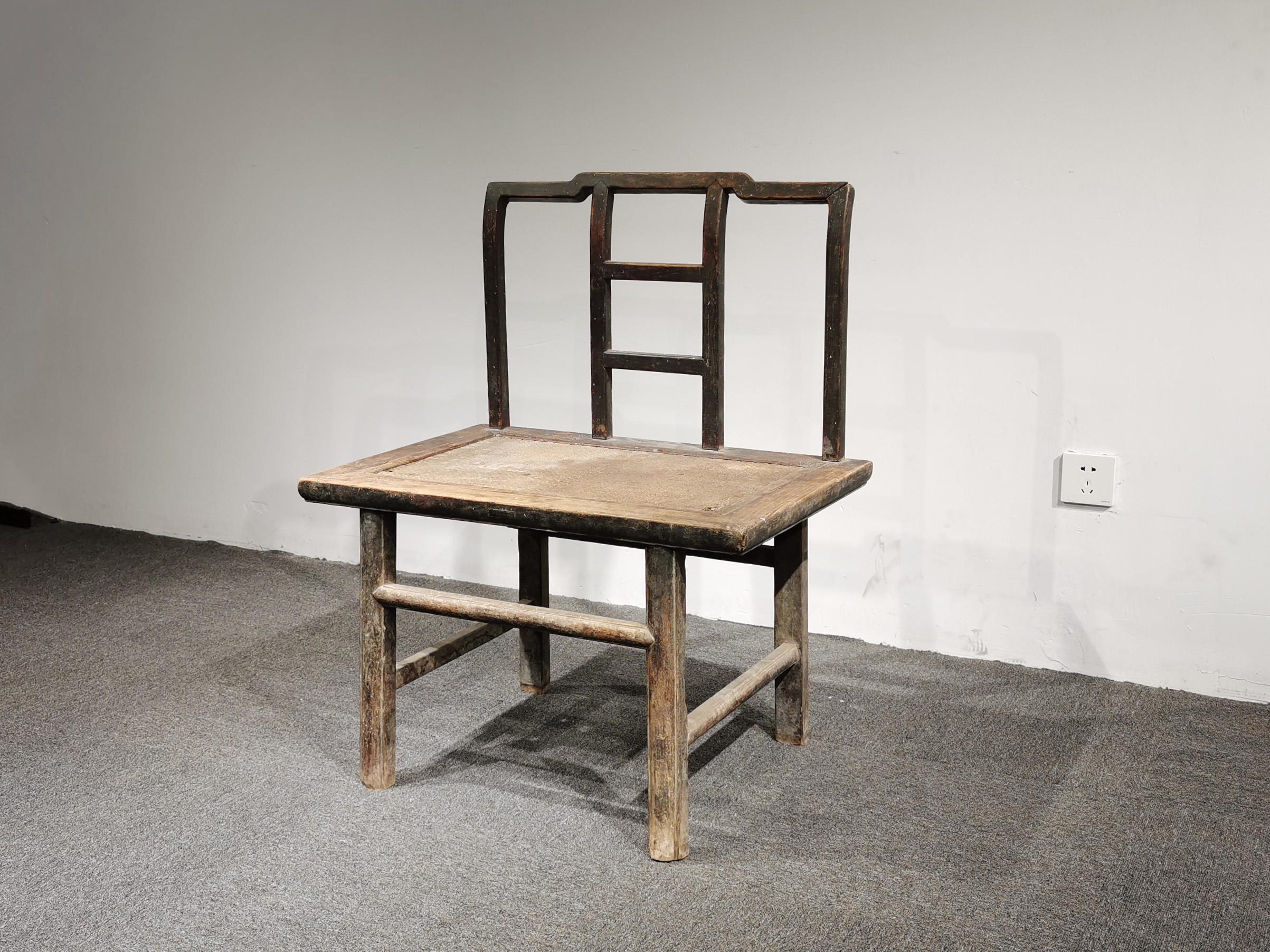 结跏趺坐双盘腿,超宽大黄花梨禅凳禅椅