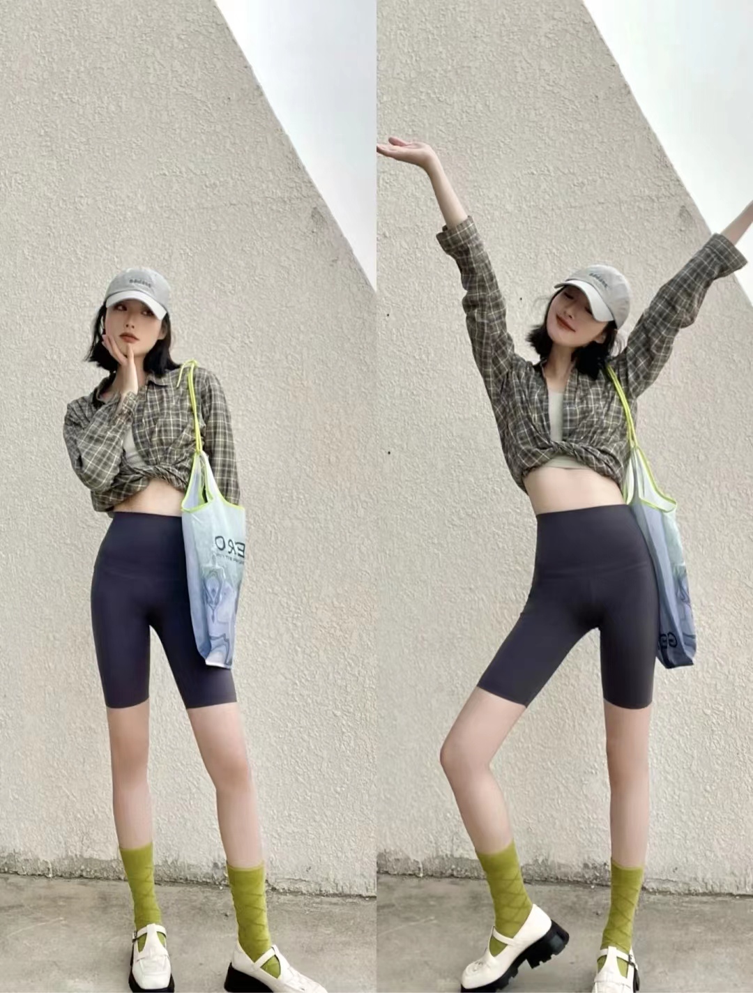 夏天短裤上衣搭配什么鞋子好看,白色短裤配什么上衣和鞋子好