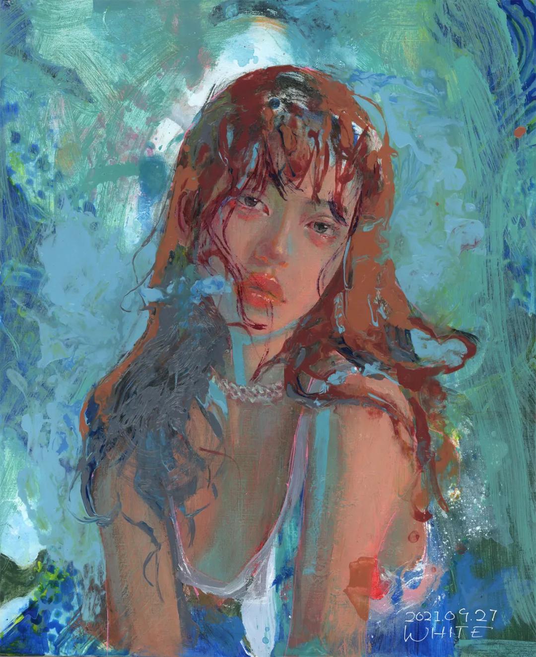 他是抖音水彩第一人，画面充满水墨意境，质感优秀！150万人盛赞