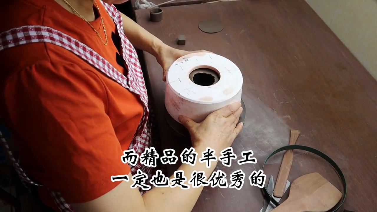 全手工半手工紫砂壶的鉴别视频,半手工紫砂壶可以摸到接缝线吗