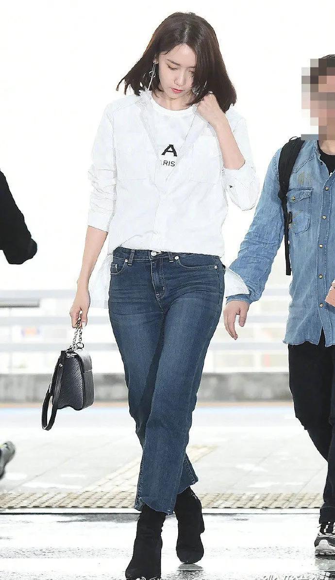 林允儿代言牛仔裤广告 (林允儿优形丹宁牛仔裤代言)