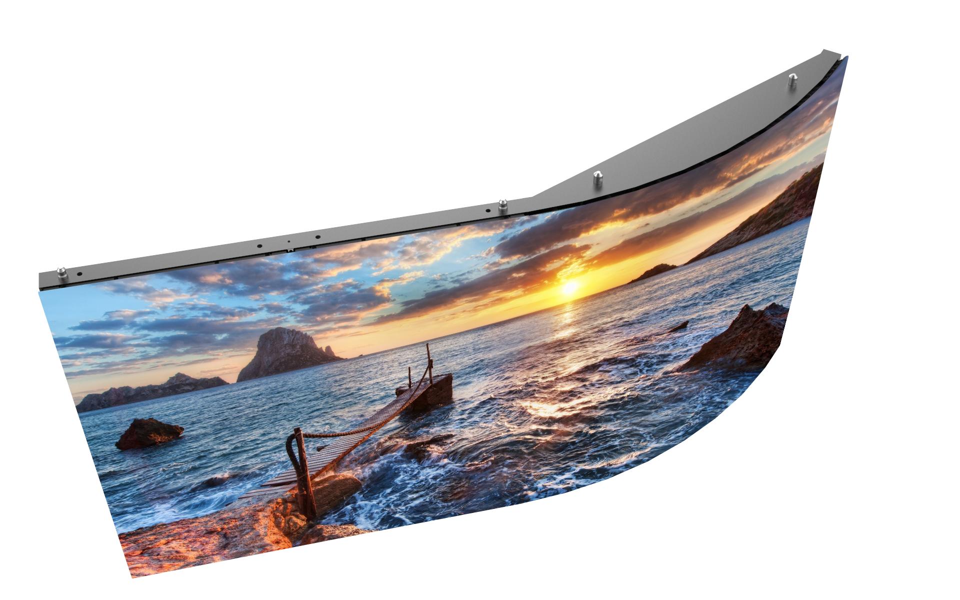 led曲面显示屏解决方案,大屏幕led显示屏重要参数