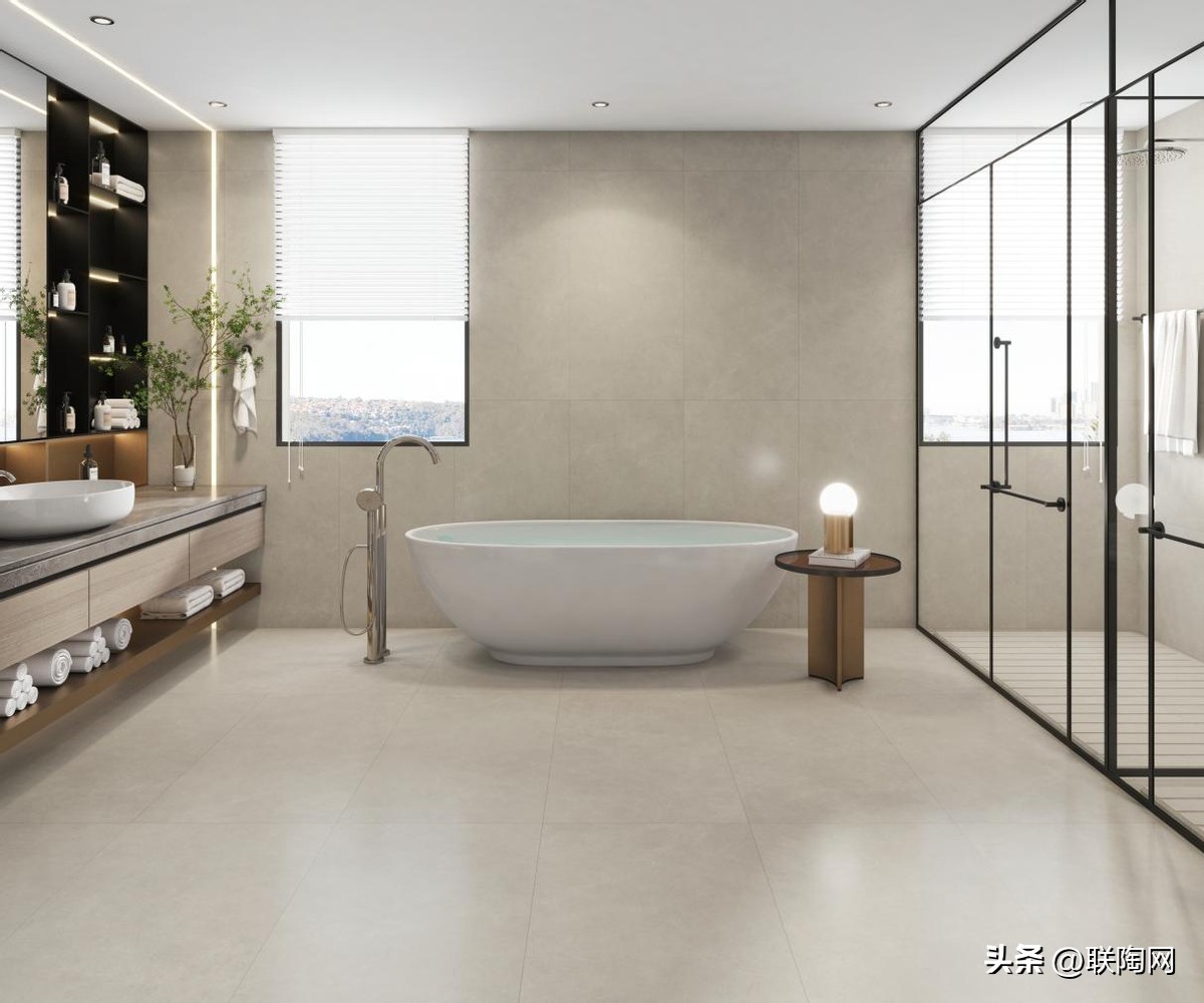 现代轻奢厨卫瓷砖设计,意式极简高级感的厨房瓷砖