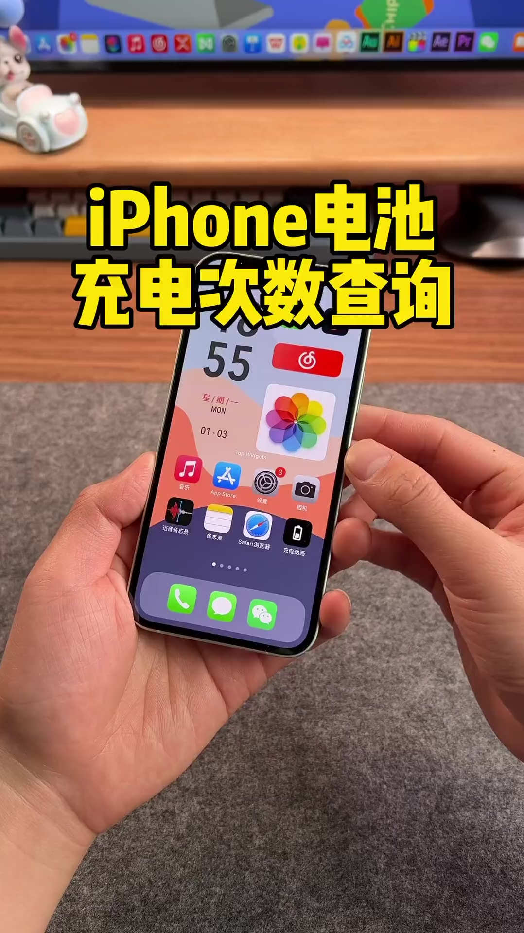 苹果13promax怎么看充电次数,苹果手机电池循环充电次数怎么看