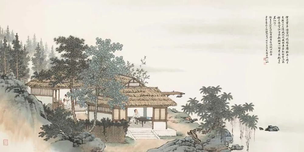 苏小松山水画欣赏,苏小松画家特点