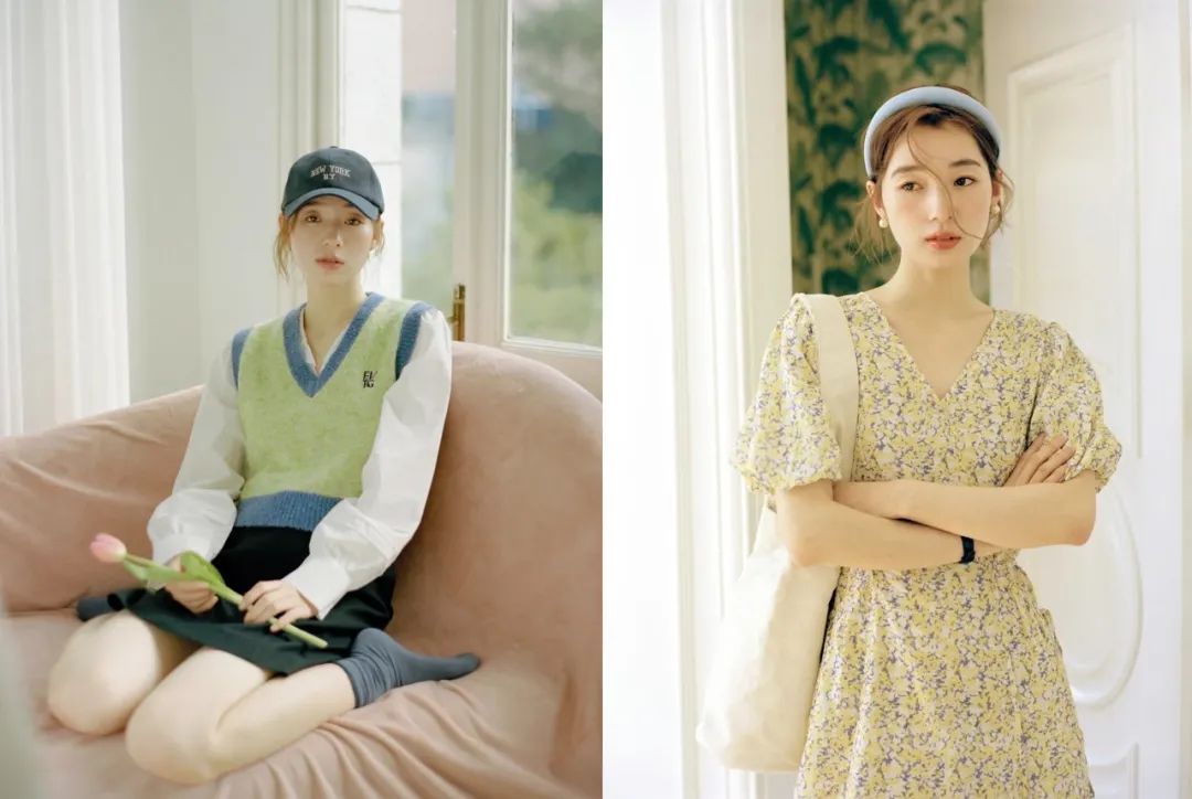 如果淘宝模特界有咖位，这两位小姐姐大概是人气“流量小花”吧