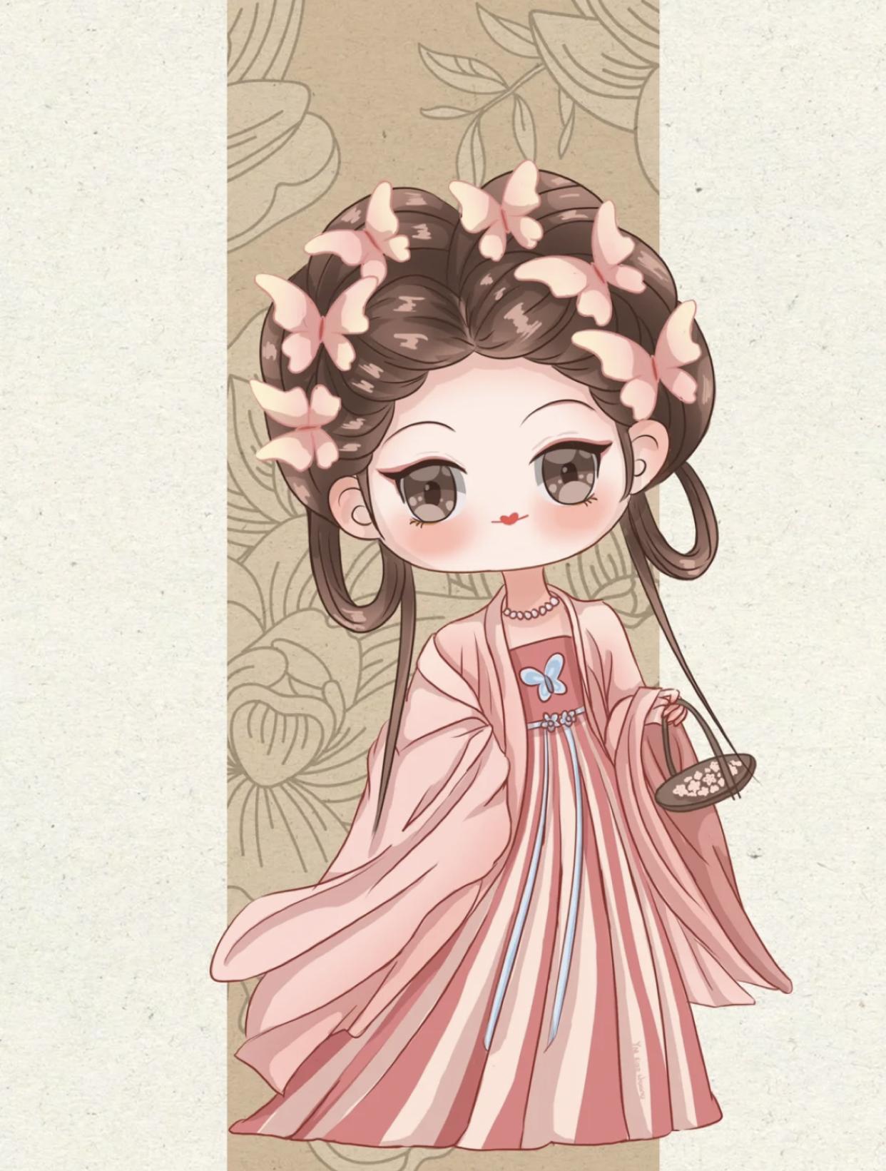 超萌的q版古风头像,古风q版头像唯美图文