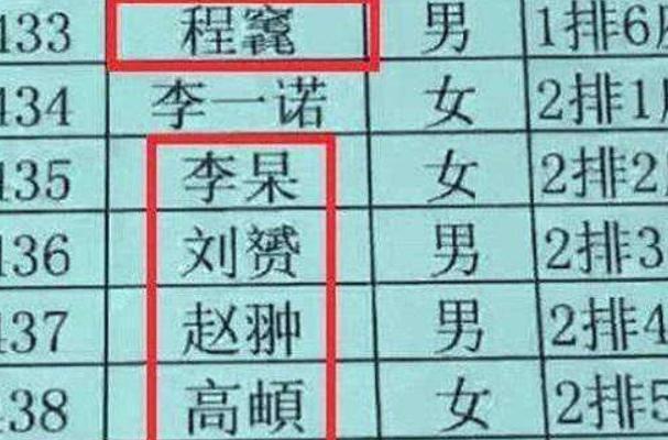 一年级笔画超多同学名字,小学生名字简单共两笔