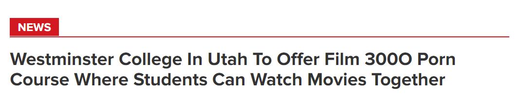美国一大学居然开设色情片鉴赏课，啧啧，这尺度真大..