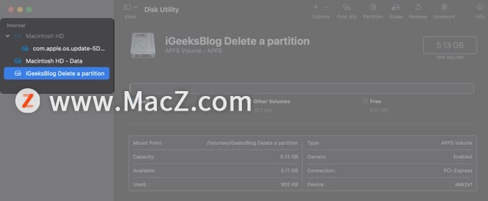 macos如何删掉磁盘分区,macos如何清空硬盘分区