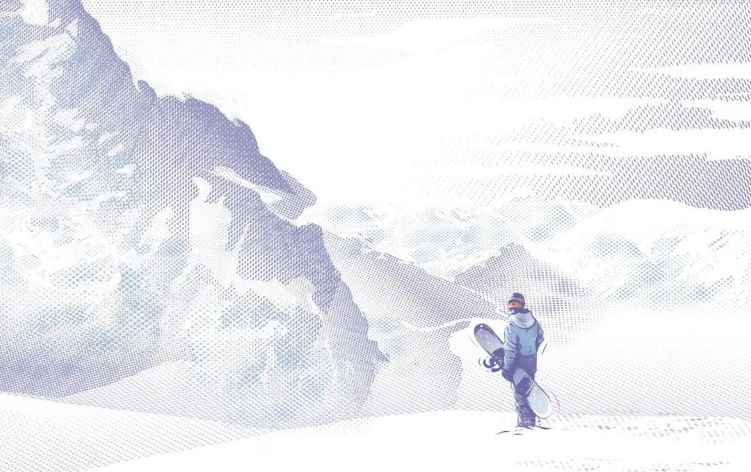 冬奥设计插画,燃情冰雪助力冬奥插画