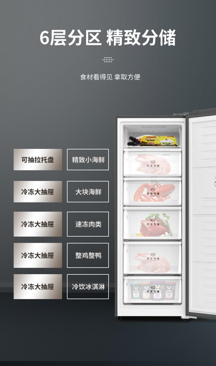 立式冷柜送父母，囤满食材囤满爱