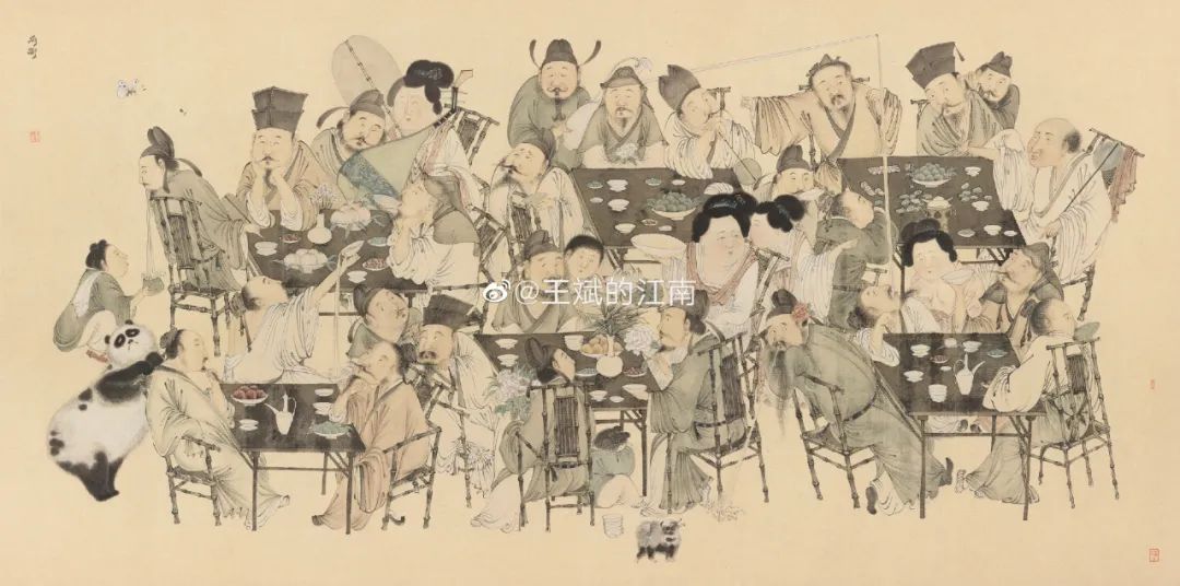 小伙笔下“不正经”的国画,惹万人爆笑!看完原谅我“想歪了”