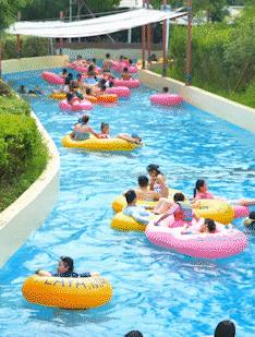 耍水凤仪湾,耍水避暑露营