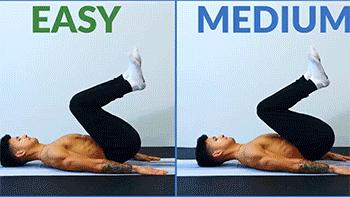 虐腹运动瘦肚子马甲线日本方法,沉浸式虐腹八分钟腹肌马甲线