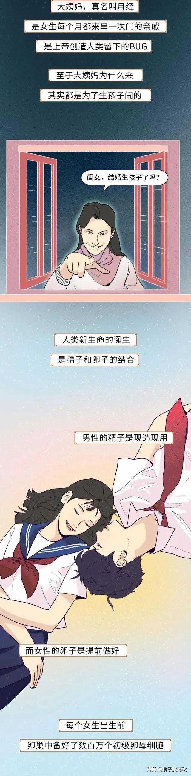 女生来大姨妈的真实状况,女生来大姨妈真实状态