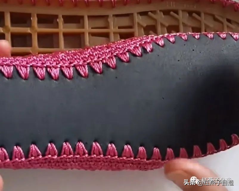 编夏天凉鞋,夏天冰丝线凉鞋镂空钩编教程