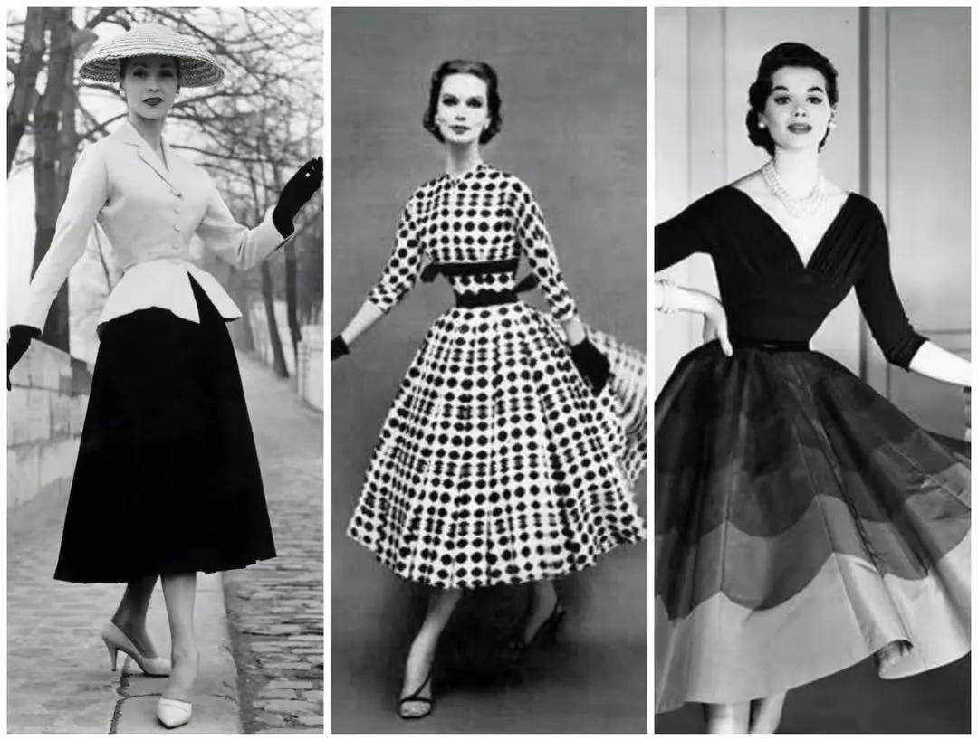 dior鏈嶈鍚勪釜鏃舵湡椋庢牸鐗瑰緛婕斿彉,dior50骞翠唬鏈嶈鐗硅壊