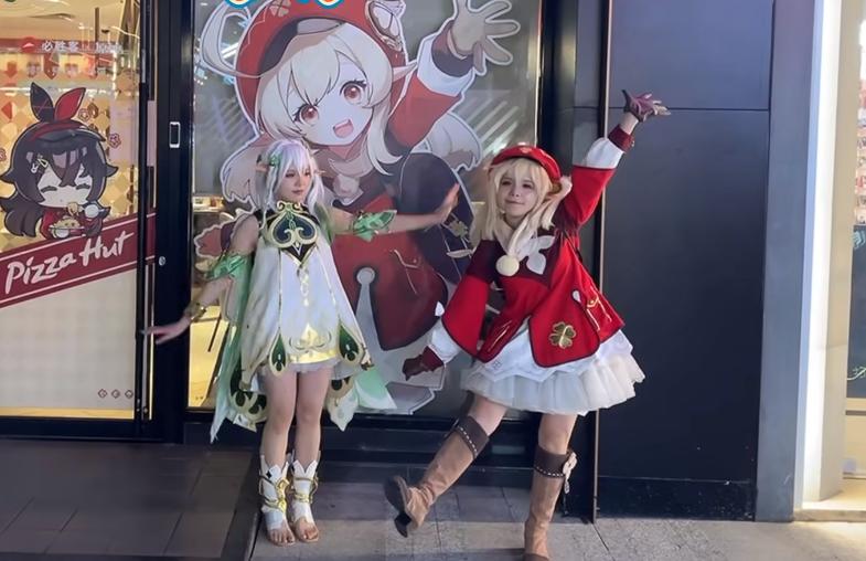 cos小草神路人视角,女版小草神cosplay